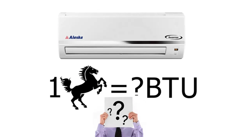 Đơn vị “ngựa” điều hòa tương đương với Horse Power (HP)