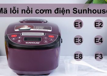Nồi cơm điện báo lỗi E1