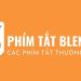 phím tắt Blender