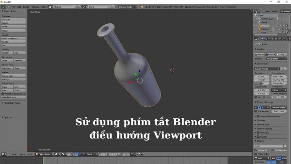 Phím tắt điều hướng Viewport
