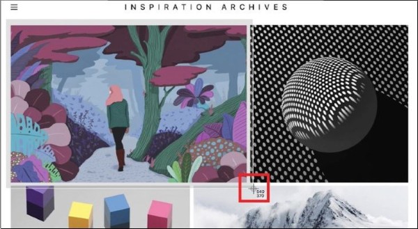 Di chuyển biểu tượng hình camera tới cửa sổ cần chụp