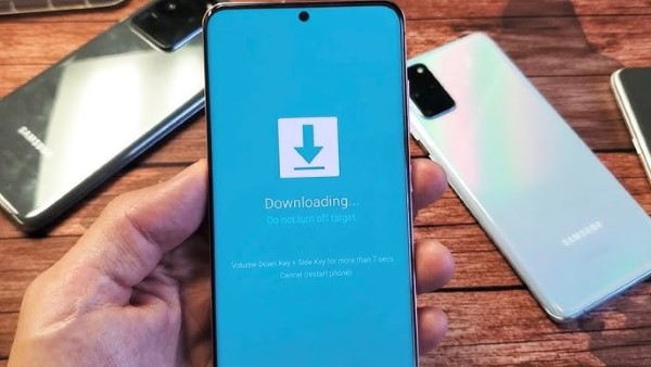 Thiết bị đang trong trạng thái chờ nạp dữ liệu qua Download Mode