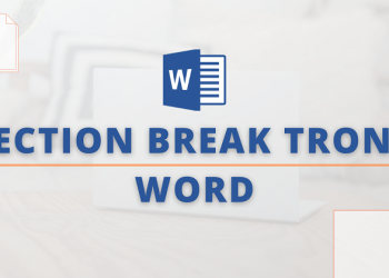 Hướng dẫn chi tiết về Section Break trong Word từ A-Z