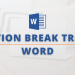 Hướng dẫn chi tiết về Section Break trong Word từ A-Z