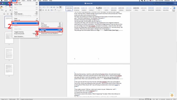 Nhấn vào biểu tượng Show/Hide trong nhóm công cụ Paragraph