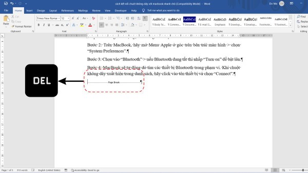 Section Break có thể gây rối bố cục hoặc khiến việc định dạng gặp khó khăn