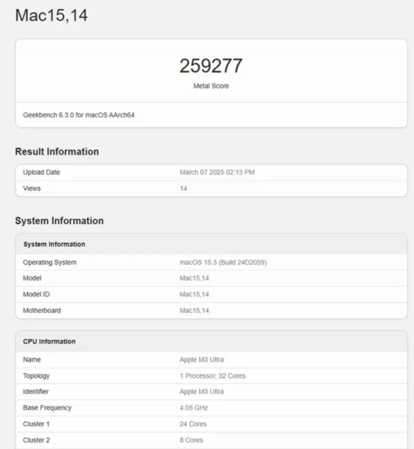 Apple M3 Ultra trang bị GPU 80 lõi và M4 Max là GPU 40 lõi