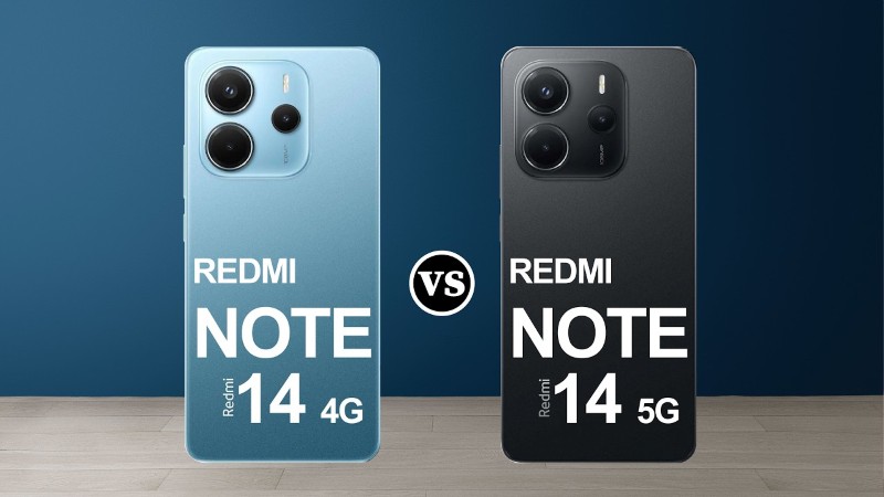 Điện thoại Redmi Note 14 5G và Redmi Note 14 4G