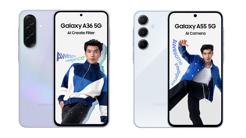 So sánh Samsung Galaxy A36 5G và Galaxy A55 5G