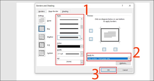 Điều chỉnh khung viền phù hợp với nhu cầu