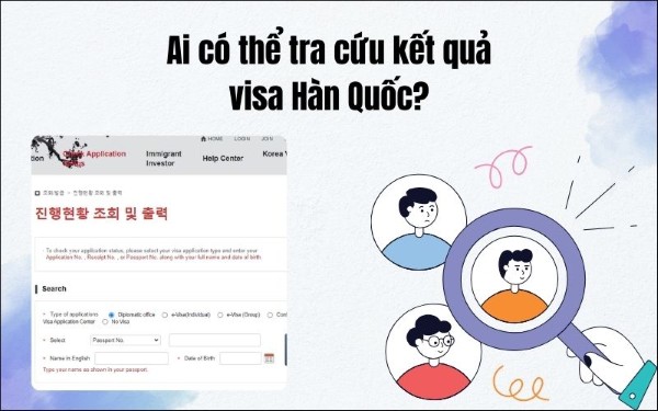 Bạn có thể tự tra cứu kết quả visa Hàn Quốc qua website chính thức của Đại sứ quán