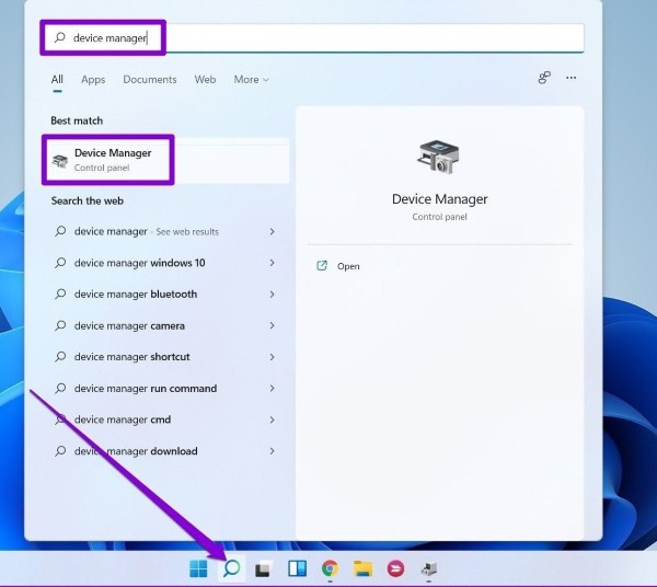 Tìm kiếm với từ khóa “Device Manager”