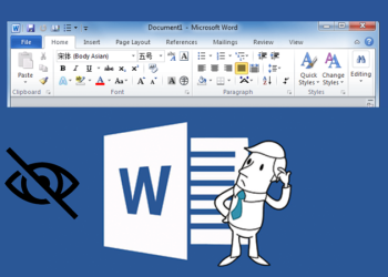 word mất thanh công cụ