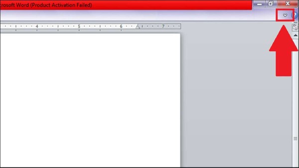 Hãy nhấn vào biểu tượng mũi tên hướng xuống 