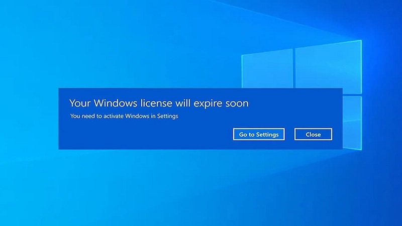 your windows license will expire soon