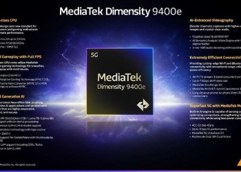 MediaTek Dimensity 9400e ra mắt
