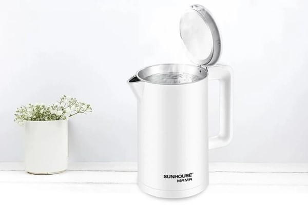 Ấm siêu tốc Sunhouse công suất mạnh mẽ từ 1500W đến 2200W 