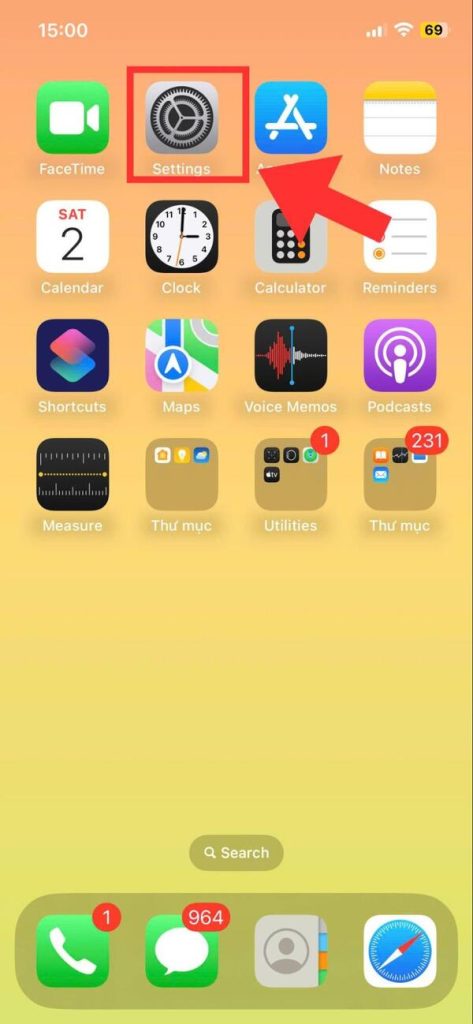 bật định vị iphone