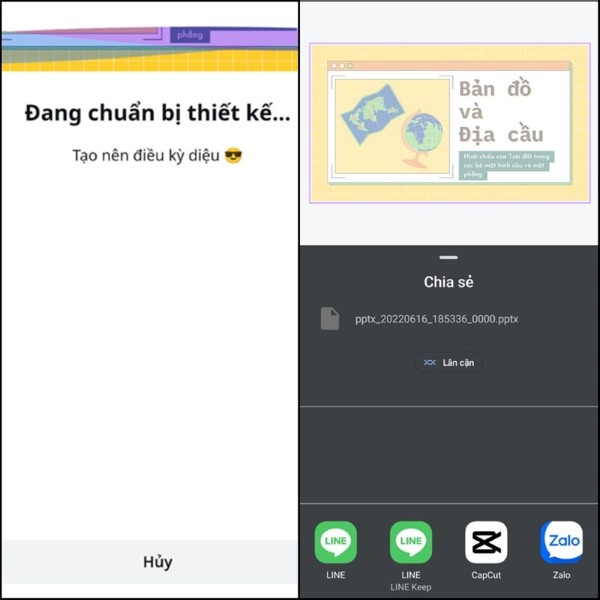 mở file .PPTX trên ứng dụng Office Mobile