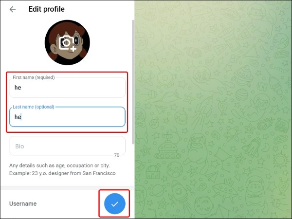 Nhập tên mới và nhấn Save