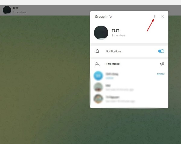 Nhấn biểu tượng ba chấm