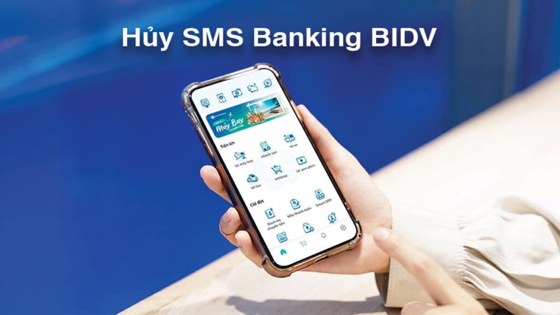 cách hủy sms banking bidv