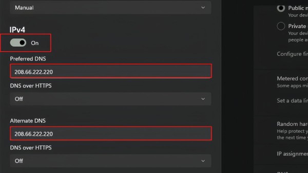 Nhập địa chỉ thay đổi