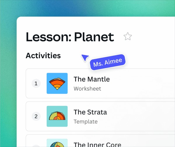 Canva Education có thể dễ dàng liên kết với các nền tảng khác