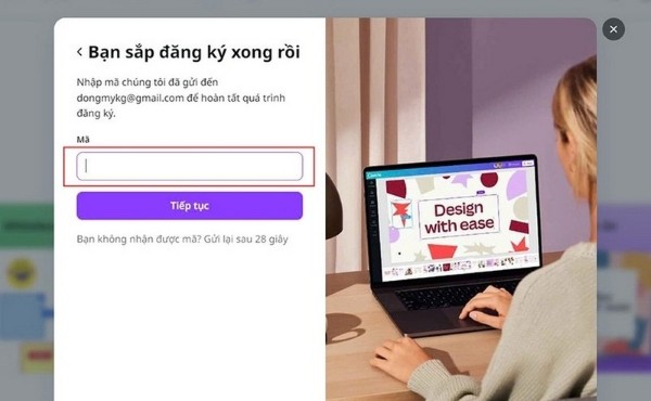 Xác thực tài khoản bằng mã OTP