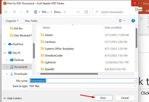 Đặt tên tệp và chọn nơi lưu trữ