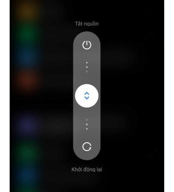 Chọn Khởi động lại (Restart)