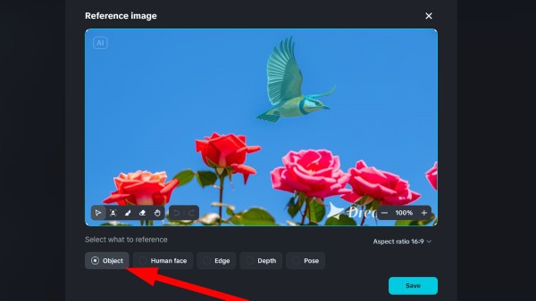 Nhấn vào biểu tượng tải ảnh ở góc bên trái