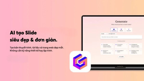 Gamma có giao diện đơn giản, thanh công cụ tối giản nhưng hiệu quả