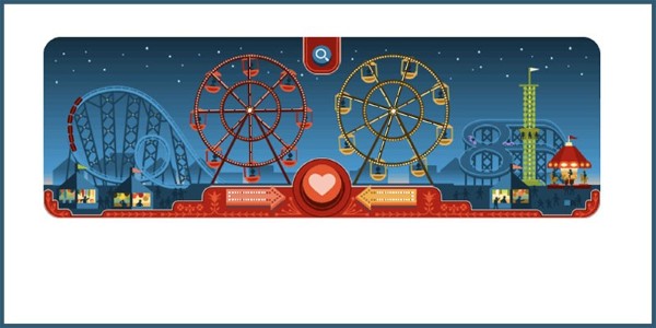 Google Doodle kỷ niệm lễ 96 năm ngày sinh Les Paul (9/6/2011)