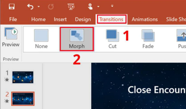 Chỉnh sửa các đối tượng muốn tạo chuyển động