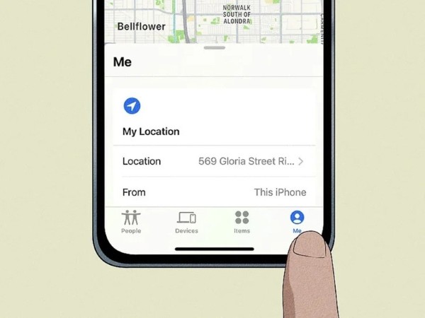 Mở ứng dụng Find My trên iPhone