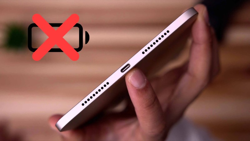 Tình trạng iPad sạc pin không vào