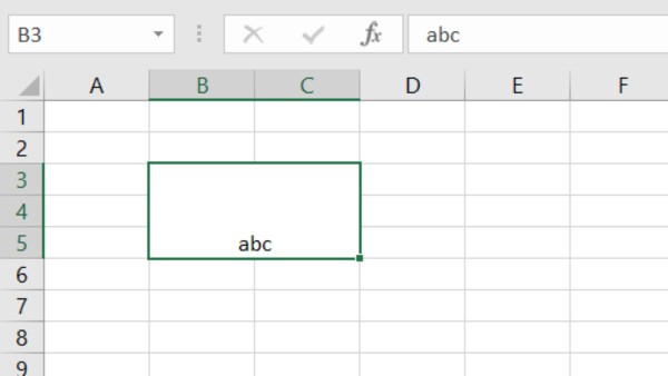 Chọn vùng dữ liệu có ô hợp nhất