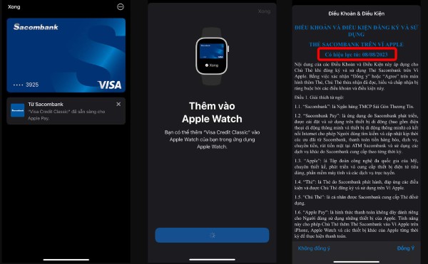 Thử thêm lại thẻ cho Apple Pay