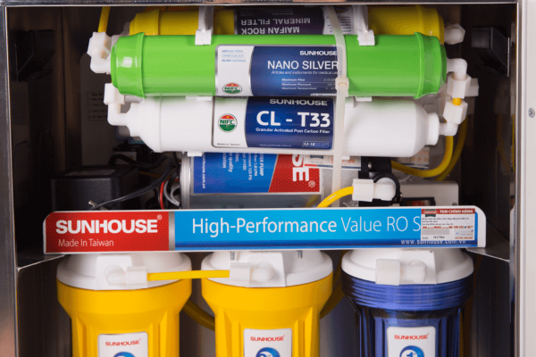 Máy lọc nước Sunhouse ứng dụng công nghệ lọc RO hiện đại