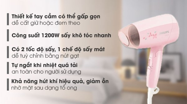 Máy sấy tóc Philips BHC010/00