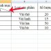 Ô gạch chéo trong Excel