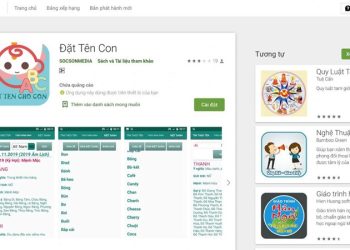 phần mềm đặt tên cho con