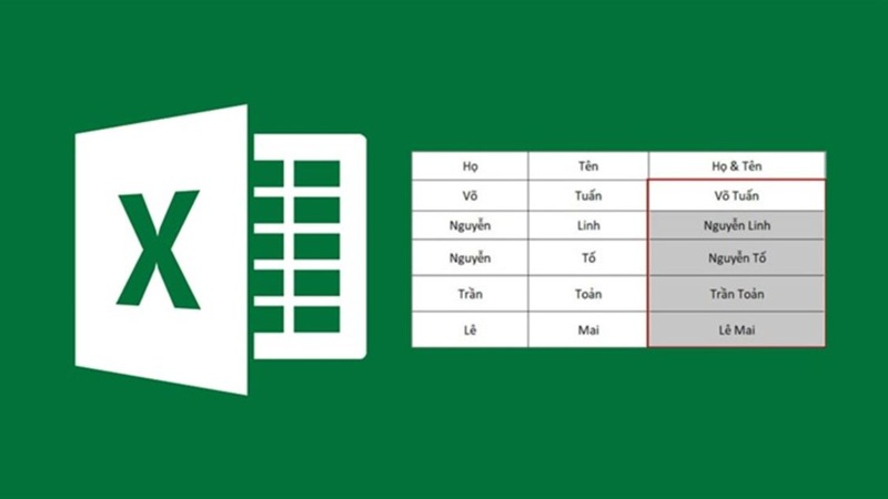 Tính năng gộp ô Merge Cell giúp tiết kiệm thời gian đáng kể