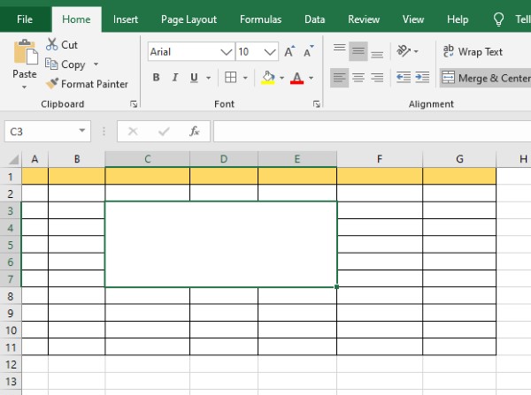 Một số lưu ý quan trọng khi thực hiện gộp ô trong Excel