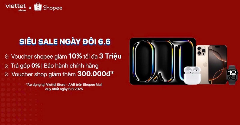 Siêu sale ngày đôi 6.6
