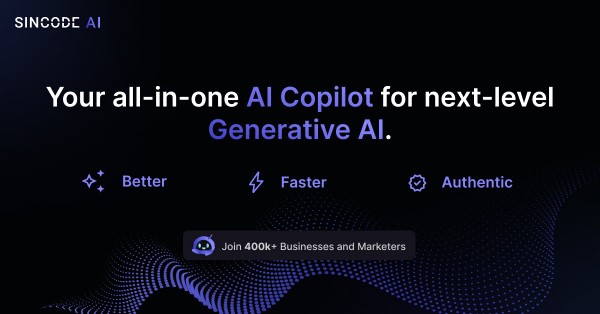 SinCode AI xây dựng dựa trên những thuật toán trí tuệ nhân tạo thế hệ mới