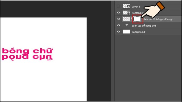 Hãy chắc chắn vùng Vector Mask đã được chọn
