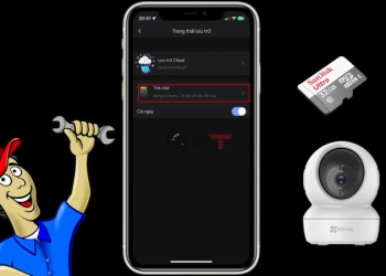 Thẻ nhớ giúp thiết bị ghi hình liên tục và cho phép người dùng xem lại video