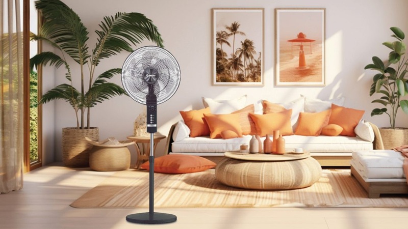Quạt đứng điều khiển từ xa là giải pháp tiện nghi và hiện đại cho mọi không gian